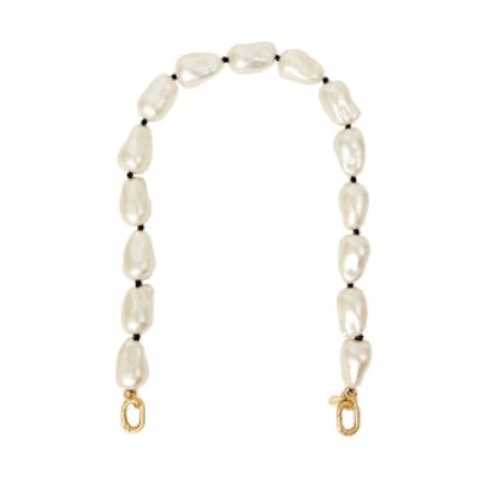 BRAND NEW Clare V. Baroque Pearl Shortie Strap
